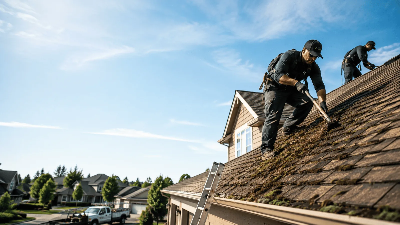 Roof Moss Removal in Weidman, MI near me